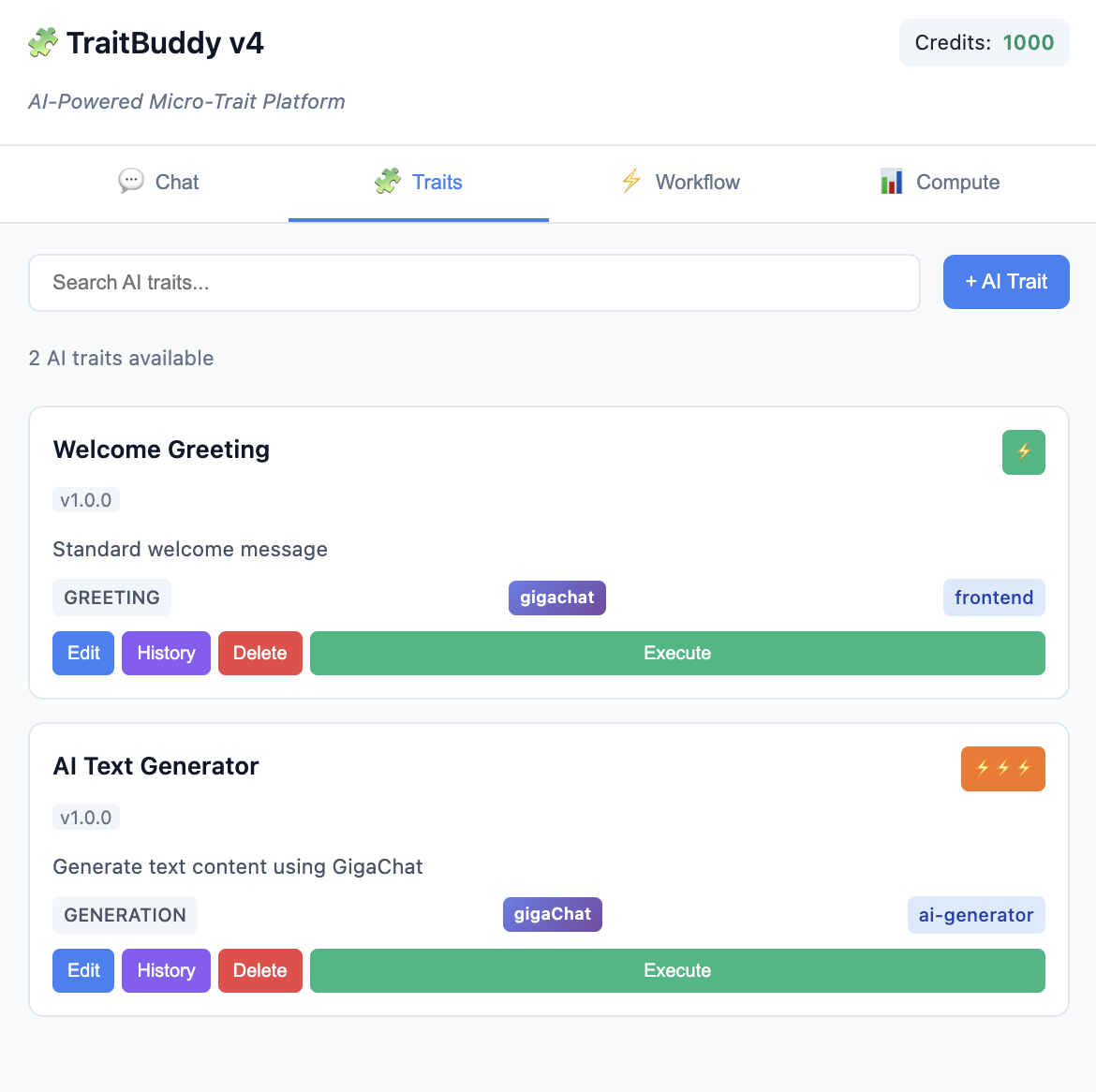 TraitBuddy Platform v9
